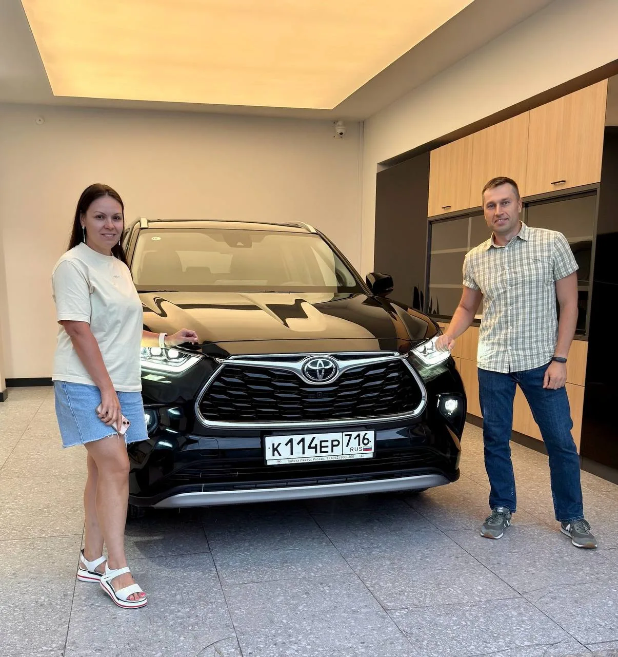 Toyota Highlander — автомобиль клиента